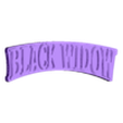 YellowBlackRed - Black Widow (Comic).stl 3D MULTICOLOR LOGO/SIGN - Black Widow (Comic Book)