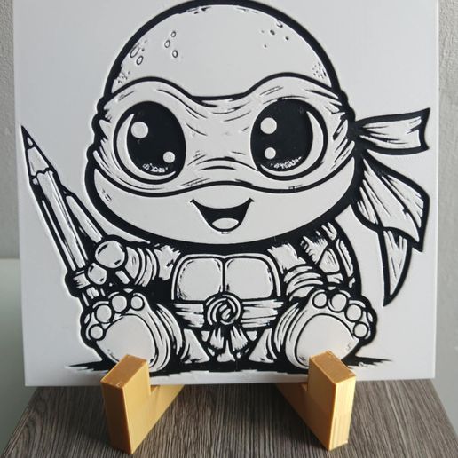 Hueforge Ninja Turtle without AMS - 3D model önizlemesi