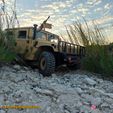 1206_1.jpg 3D PRINTED RC CAR HMMWV (Humvee Hummer) BODY 2 in 1 set BY AN3DRC