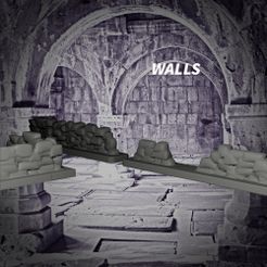 Miniaturewall.jpg STL-Datei MEDIEVAL | MURETS (28mm|1:56) kostenlos・3D-druckbare Vorlage zum herunterladen