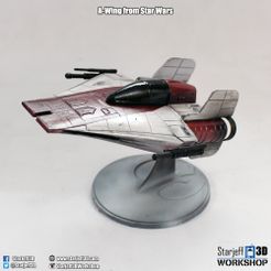 A-wing_1.jpg STL-Datei A-wing from Star Wars kostenlos・3D-Druck-Vorlage zum herunterladen