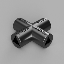 Clef_Multipass_8-9-10-11MM_v1.png Free STL file MAGIK-KEYTRASH3D・3D printing template to download