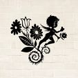 Sin-título.jpg cupid fairy flowers love home decor home decoration wall mural picture