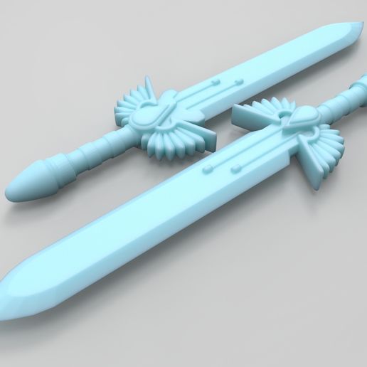 MASTER CRAFTED Bloody Power Sword 3D model