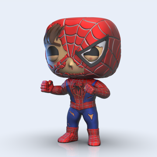 🦸‍♂️ PETER PARKER (SPIDERMAN 1) FUNKO POP VERSION・ STL
