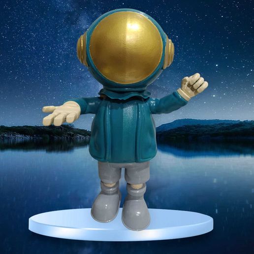 ASTRONAUT-SCULPTURE OF ASTRONAUT 3D model