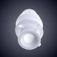 3dprint_model_WIRE_Perspective.png Samurai Warrior Relief Vase GPM-73