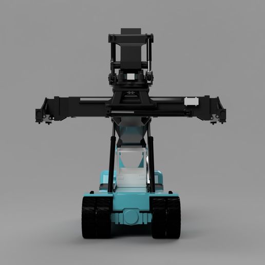 Stacker_8.jpeg container reach stacker HO scale 1:87