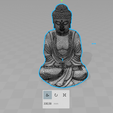 02.png STL file Buddha・3D printing template to download