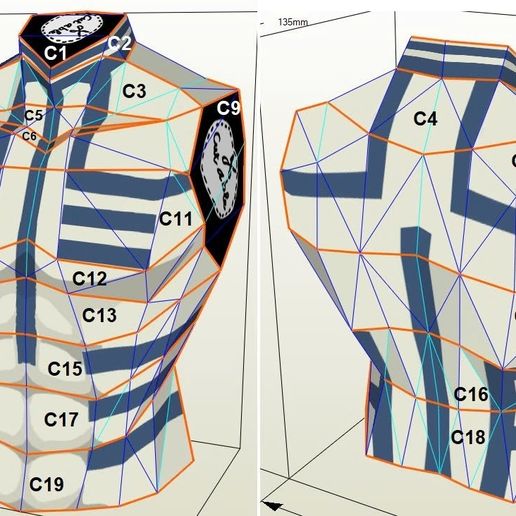 IMG_2512.jpeg Akaza papercraft 1/2 scale