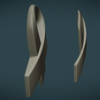 W_Ribbon-02.png 3D file Cancer Ribbon・3D printing template to download