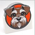 fluffy4.jpg Miniature Schnauzer  Coasters