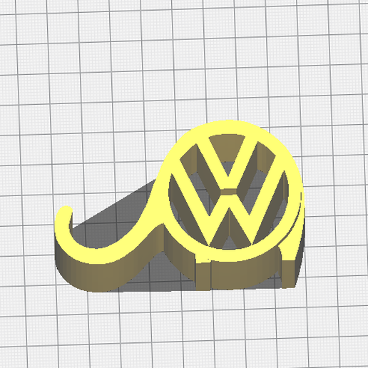 Phone Stand VW 3D model