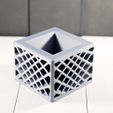 small_CrissCrossPlanter.jpg Free STL file Star Spectrum Planter・3D printer model to download