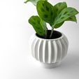 misprint-8263.jpg The Olin Planter Pot with Drainage | Tray & Stand Included | Modern and Unique Home Decor for Plants and Succulents  | STL File