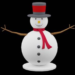 🎄 Christmas Snow Man・ 3D File for 3D printing・Cults