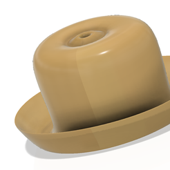 hat-01 v1-03.png Télécharger fichier OBJ chapeau pour 3d-print et cnc • Objet à imprimer en 3D, Dzusto