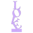 love.stl STL-Datei LOVE Dekoration 40 cm・3D-druckbares Modell zum herunterladen