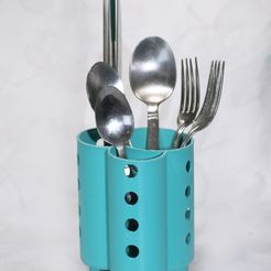 STL file Malposta /family edition/ cutlery drainer・3D print