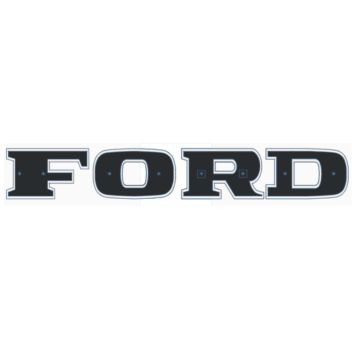 Archivo STL LETRAS FORD CLASICAS 🚙 ・Plan de impresora 3D para descargar ...