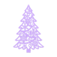 arbol.STL Christmas ornament with base - Christmas Tree