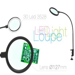 Loupe-with-Led-Light.jpg Free STL file Loupe with Led Light・3D printing design to download