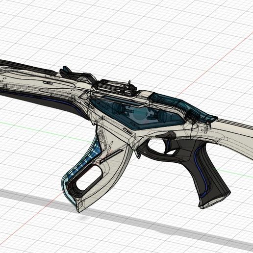 df10c3e7-8748-4aac-9b5d-87dd90b3c43c.jpg Valorant Ion Vandal 1:1 Model - Color Separated & Remodeled for fdm printing