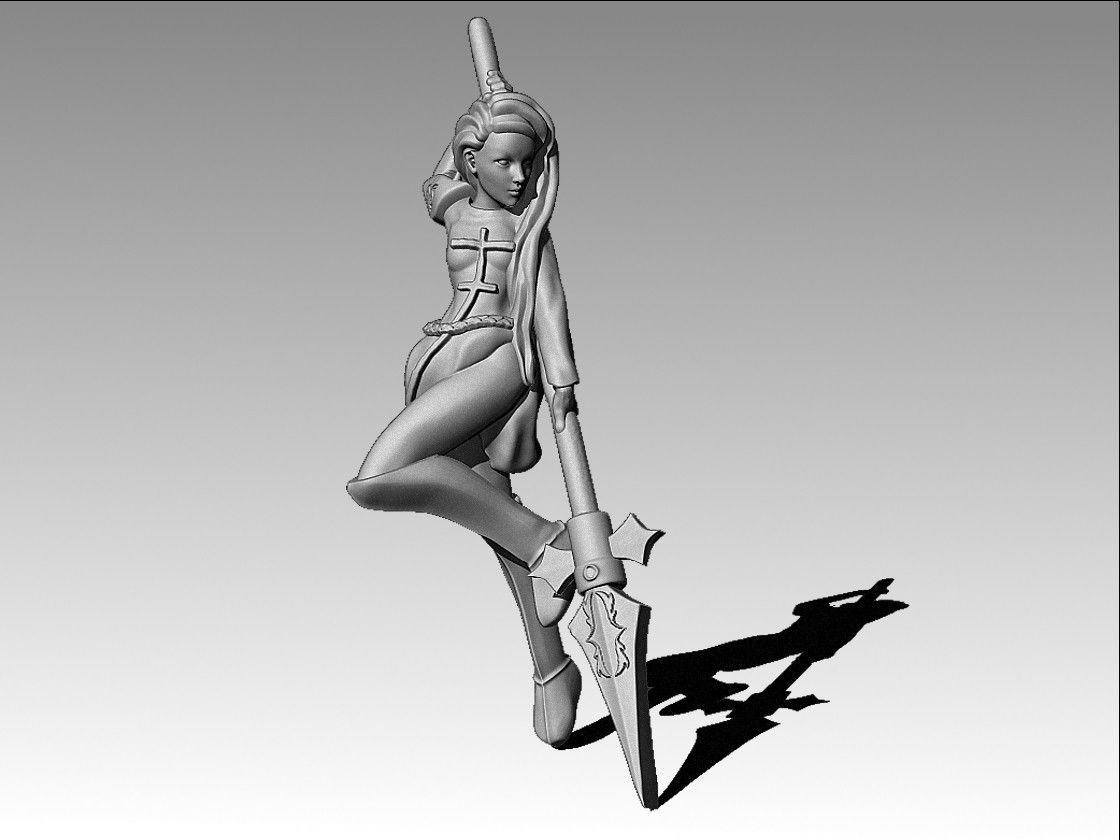 rayst.jpg STL file Spear Warrior・Design to download and 3D print, MadcapMiniatures