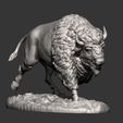 bison9.jpg Bison 3D print model