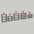 all.5.jpg 1:64 Scale Storage Shelving Racks - Style#2