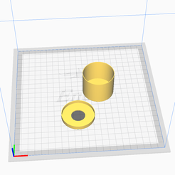 kleine-jar.png STL file chewing gum jar smal・Model to download and 3D print, kobedeMunter