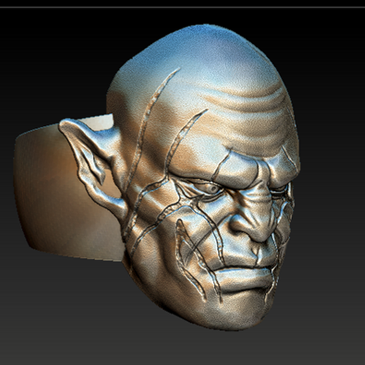 Azog the defiler ring 3D model