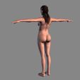9.jpg Animated Naked Elf Woman-Rigged 3d game character Low-poly 3D model