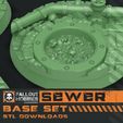 STL Seay Ts Sewer Themed 28mm Scale Base Collection