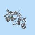 15.jpg Chopper custom biker motorcycle STL printable 3D print