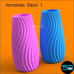 Jarrones-Deco-1.png Deco wave vases