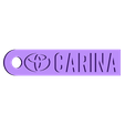 Carina.stl Toyota Keychains ( A keychain for every model )