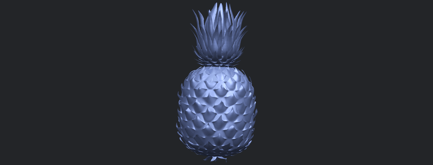 15_TDA0552_PineappleB08.png Download free file Pineapple • Template to 3D print, GeorgesNikkei