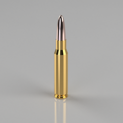 .308-win-5.png STL file .308 win cartridge exact dimensions・Template to download and 3D print