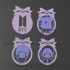 4.jpg Fichier STL Sphères de Noël, BTS・Idée pour impression 3D à télécharger
