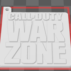 Immaginess3.png Файл STL Call of Duty Warzone - брелок・3D-печатная модель для загрузки, FGDesign