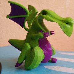 drag-profil0.jpg Free STL file Dragon bicolor・Design to download and 3D print