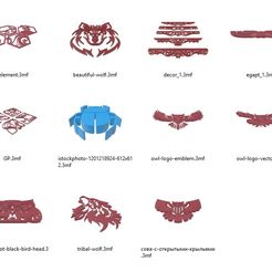 vector_1.jpg Download free 3MF file Dizzy vector collection • 3D printing object, dizatorr