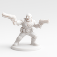Kelermorph-Assassin-1.png Kelermorph Assassin – Genestealer Cults Dual Pistol Gunslinger War-Hammer Miniature Boss (28mm Scale, ~80mm Figure)
