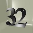CV32.png House number, numbered stakeout N°32