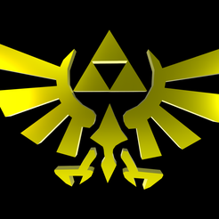 Captura-de-pantalla-2023-06-19-210343.png 3D file Triforce - TLoZ・3D print model to download