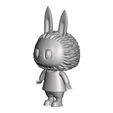 Labubu-3D-Print-Model3.jpeg 🌼 Labubu 3D Print Model – Whimsical Character Statue 🐰