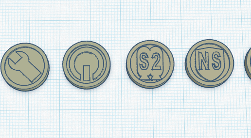 ♾️ Infinity Wargame Speedball and Speedball Item Tokens・ STL File for ...