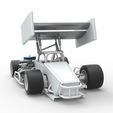 14.jpg Supermodified front engine Winged race car V4 Scale 1:25