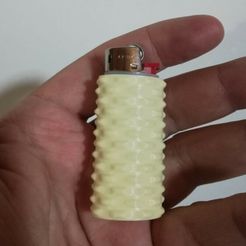 Bic Lighter Case Keychain - Four Vibes to Print by Grandpa 3DPrints, Download free STL model